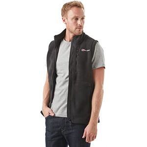 Berghaus Men's Prism Polartec Interactive Gilet Fleece Vest, Added Warmth, Smart Fit, Extra Comfortable, Black, XS