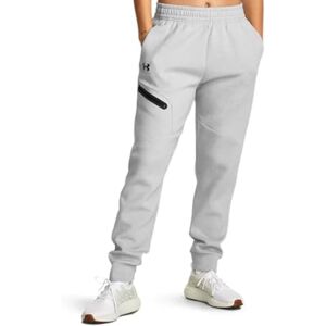 Under Armour Pantaloni Tuta Uomo Unstoppable FLC Jogger 1379846-011, White, S