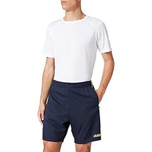 Jako Men's Competition 2.0 Shorts, Multicolored (Navy / Neon Yellow), XXL EU, XL UK