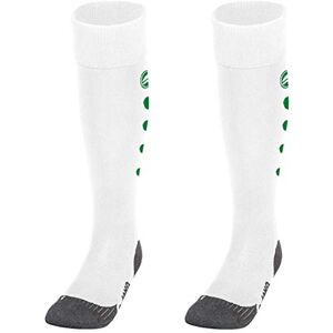 JAKO Unisex's Roma Socks, white/sport green, (39-42)