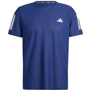 adidas Men Own The Run T-Shirt, M Tall Dark Blue