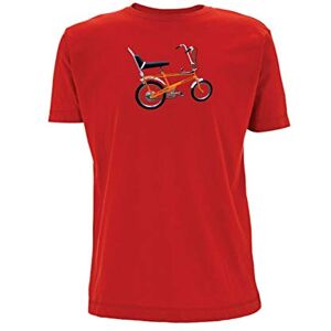 Time 4 Tee Raleigh Chopper Inspired MK1 T Shirt Cycling 1970s Vintage Bike BMX Classic Ride Retro Bicycle collectable 70's Gift (Medium, Red)