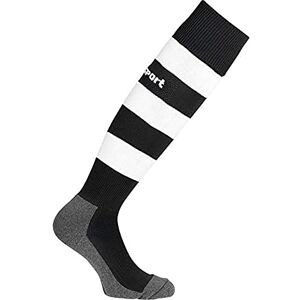 Uhlsport Team Pro Essential STRIPE Socks Men's Socks - Black-and-White, 28-32