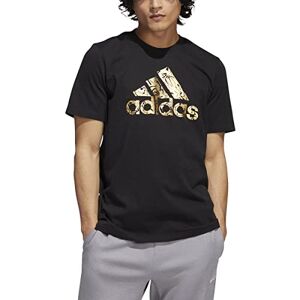 adidas Mens Liquid FOIL Badge of Sport Graphic TEE, Black, 4XL