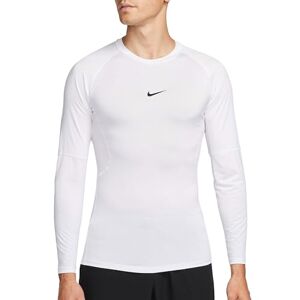Nike FB7919-100 M NP DF TIGHT TOP LS Sweatshirt Men's WHITE/BLACK Size L