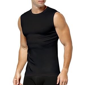 Casey Kevin Tank Top for Men Gym Sleeveless Running Quick Dry Breathable Men Vests ML5026-Black Small