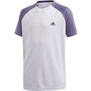 adidas B Club Tee T-Shirt - Purple Tint/Tech Purple, 910Y