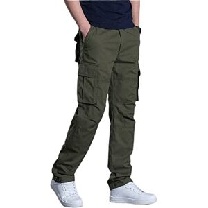 ABNMJKI Jogging Pants Running Jogging Pants Mens Sport Pants Training Exercise Gym Trousers Fitness Joggers Pocket Trackpants Sportswear (Color : Green, Size : M)