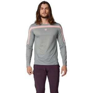 Fox Racing Men's Flexair Aviation Long Sleeve Jersey Shirt, Grey Vintage Race, Small