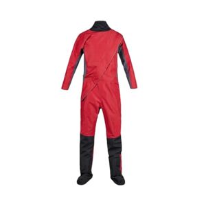 Wjnvfioo Men's Outdoor Sports Dry Suit Latex Collar Breathable 3-Layer, Waterproof Kayaking Surfing Dry Suit Black XL