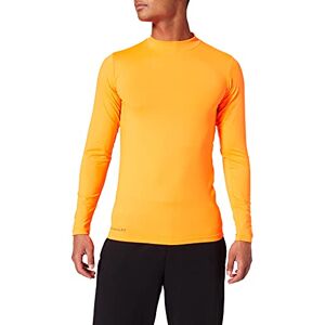 Uhlsport Men Distinction Colors Base Layer Shirt Men's Shirt - Fluo Orange, XXS