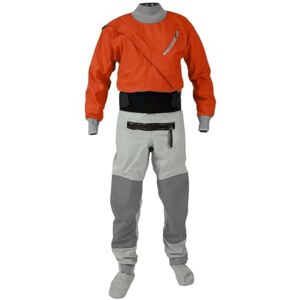 Ornrjfll Dry Suit Kayak For Men Breathable Material Fabric Surfing Sailing 3 Layers Red XL