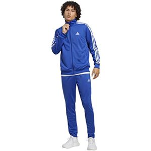 adidas Mens Sportswear Basic 3-stripes Tricot Track Suit, Semi Lucid Blue, XXL