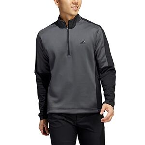 adidas Mens Colour Block quarter Zip Pullover