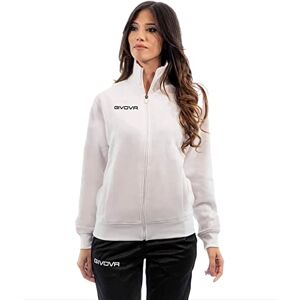 Givova Unisex Hoodie City New Jumper, White, M UK