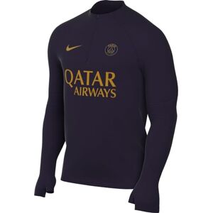 Nike Men's Top PSG Mnk Sf Ww Strk EL Drl Tp, Blackened Blue/Blackened Blue/Gold, DX2849-499, XL