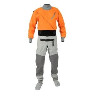 Wjnvfioo Kayak Dry Suits For Men Latex Cuff Splash Collar Outerdoor Sport Drysuit Rafting Sailling Sport Dry Suit Orange XL