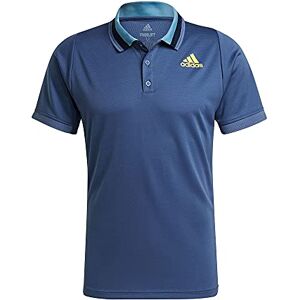 adidas Flft Polo Pb Hr Men's Polo, Mens, Polo, GK9531, Azutri/Amaaci, XS