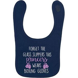 Creative Labs Flox Creative Navy Bib Forget Glass Slippers Princess Wears Boxing Gloves