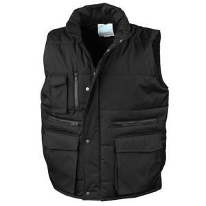 Result Mens Lance Bodywarmer / Gilet (Windproof & Showerproof) (S) (Black)