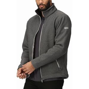 Regatta Mens Garrian II Full Zip Sherpa Lined Fleece Jacket - Grey - XXL