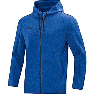 JAKO Men's Premium Basics Hooded Jacket, Royal Meliert, 4XL