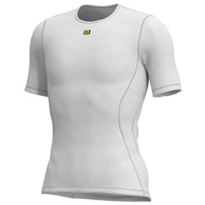 A.P.G. S.R.L. Alé Cycling Unisex Velo Active Intimo Short Sleeve Base Layer, White, XS/S