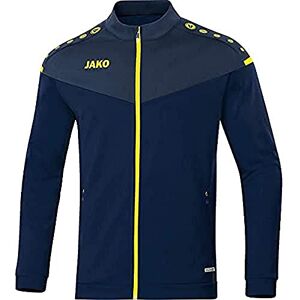 JAKO Champ 2.0 Jacket Men's Jacket - Navy/Darkblue/Neon Yellow, 4X-Large