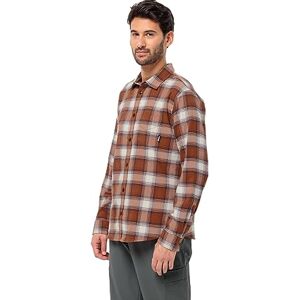 Jack Wolfskin Men's Hiking Trail Shirt M, Carmine Checks, L