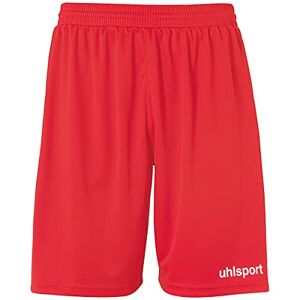 uhlsport Performance Shorts Men's Shorts Sport Football Fitness Hiking Cycling Running Shorts Summer 100% Recycled Polyester Red/White Size XXL