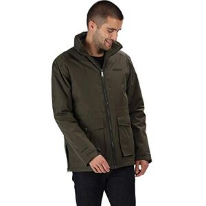 Regatta Men Hebson Waterproof Insulated Concealed Hooded Jacket Waterproof Insulated Jacket - Bayleaf, XXX-Large