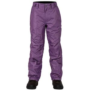 Two Bare Feet Men Claw Hammer Snow Ski Pants - Burgundy, X-Small