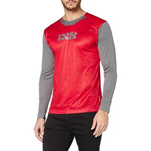 IXS Trigger X Air MTB Jersey Long-Sleeved Red/Graphite