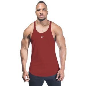 DECISIVE FITNESS Sleeveless Breathable Wicking Quick Dry Bodybuilding Workout Slim Fit Gym Stringer Vest Athletic Training Tank Top Racer Back stringer vests for men gym muscle fit Dri Cool Plain