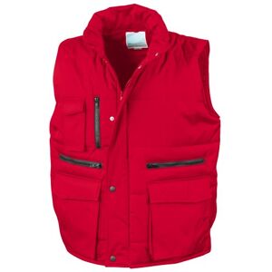 Result Mens Lance Bodywarmer / Gilet (Windproof & Showerproof) (3XL) (Red)