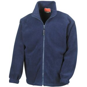 Result Mens Full Zip Active Fleece Anti Pilling Jacket (2XL) (Navy Blue)