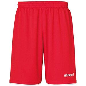 uhlsport Club Men's Football Shorts, Mens, 100380604, Red/White, 2XL