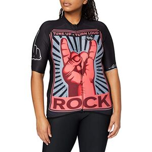 Mbwe3|#mb Wear MB Wear Rock N Roll-S Unisex Adult Jersey Black/Red/Grey, FR: S (Manufacturer's Size: S).