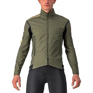 CASTELLI 4522501-075 UNLTD PERFETTO RoS Sweatshirt Men's MILITARY GREEN/GOLDENROD Size S