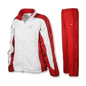 Pad8y|#pacific Pacific x4 Team Tracksuit Dry Feel Luxury fabrics, Unisex, PC-7616.21.24, weiss/rot, XL