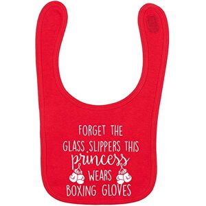 Creative Labs Flox Creative Red Bib Forget Glass Slippers Princess Wears Boxing Gloves