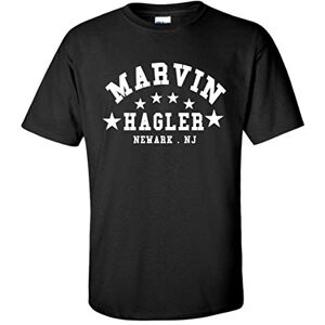 foolsgoldtshirts Marvin Hagler Boxing Inspired Gym Training Mens Black T-Shirt (XX-Large)