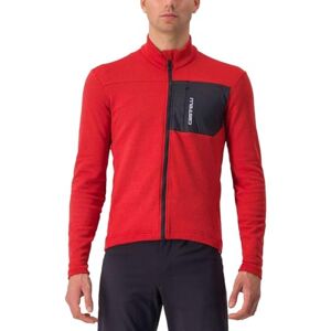CASTELLI 4522505-642 UNLTD TRAIL JERSEY Sweatshirt Men's POMPEIAN RED/DARK GRAY Size XL