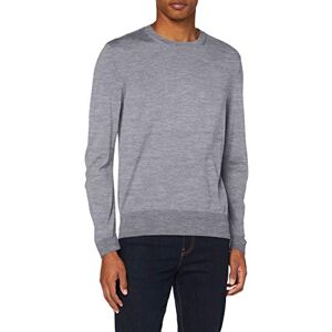 FALKE 60128 Men's Crew Neck Long Sleeve, Light Grey, L