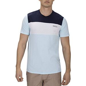 Hurley Men DRI-FIT BLOCKED S/S Knits - Topaz Mist, Small