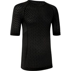 GripGrab Unisex's Expert Seamless Short Sleeve Cycling Base Layer Made in Italy-Lightweight High-Performance Bicycle Under-Shirt, Black, XS/S