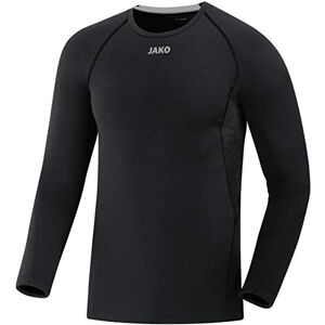 JAKO Compression 2.0 Men's Long-Sleeved Shirt, Black, XXL