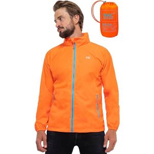 Mac in a Sac - Origin II - Waterproof Packable Jacket for Men & Women - Neon Orange - L