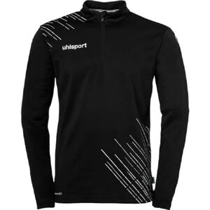 uhlsport Boys Score 26 1/4 Zip Top Score 26 1/4 Zip Top Men's Sports Jacket Sweatshirt Pullover Football Fitness Gym Sports Hoody Sports Jumper Black/White