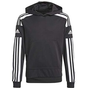 adidas Boy's Squadra21 Hoodie, Black/White, 16 Years UK